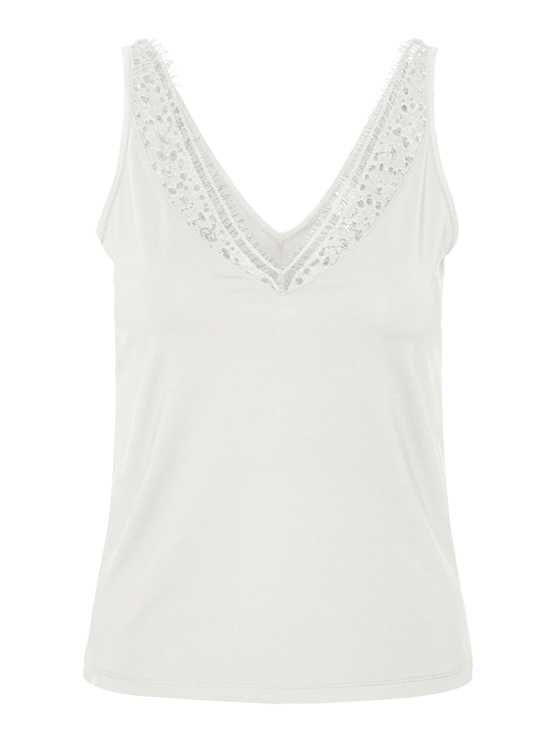 PCLACY Singlet - Cloud Dancer