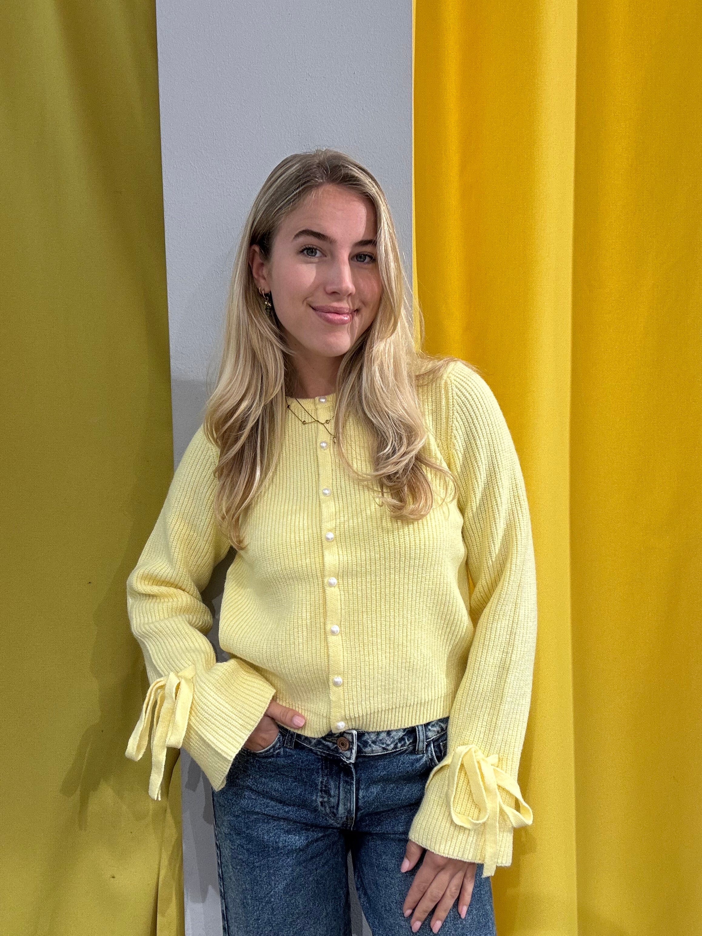 PCRIKKE Knit Cardigan - French Vanilla