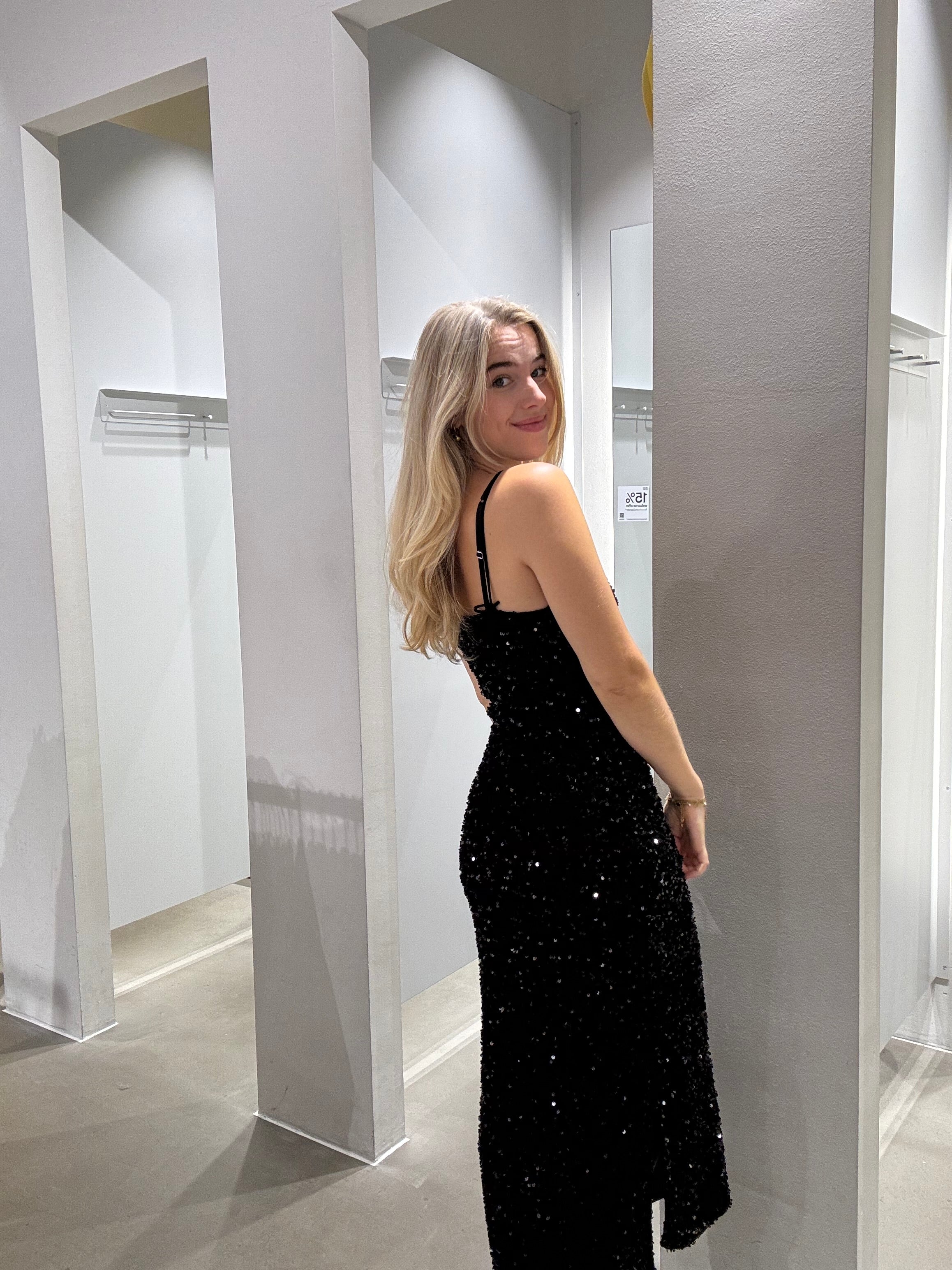 PCKAM Long Dress - Black