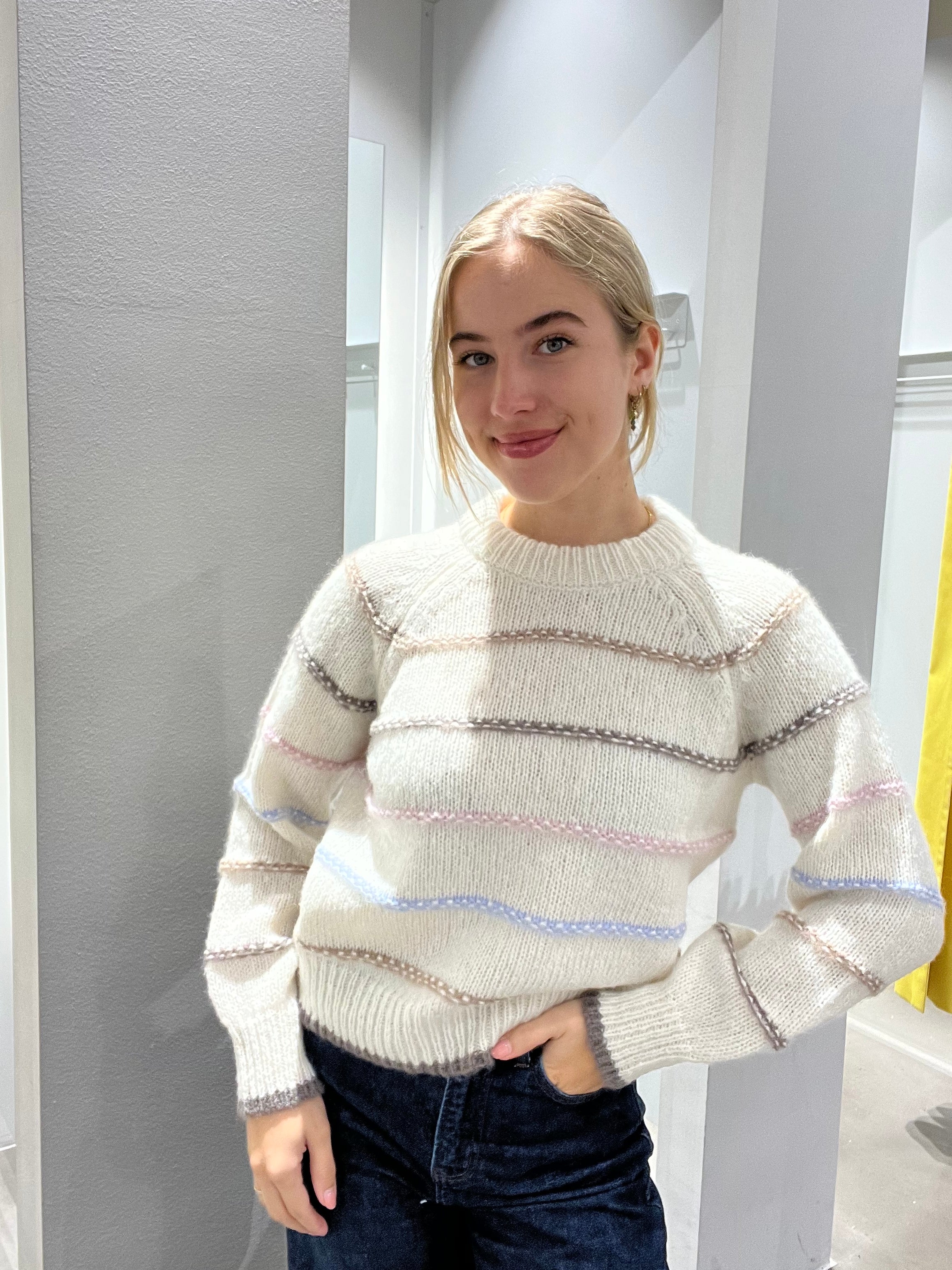 PCNELIA Pullover - Birch