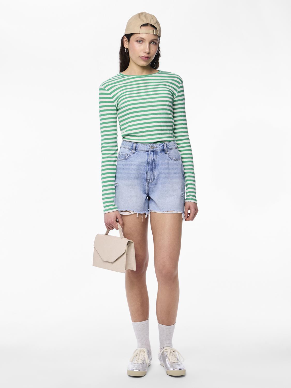 PCSUMMER Shorts - Light Blue Denim
