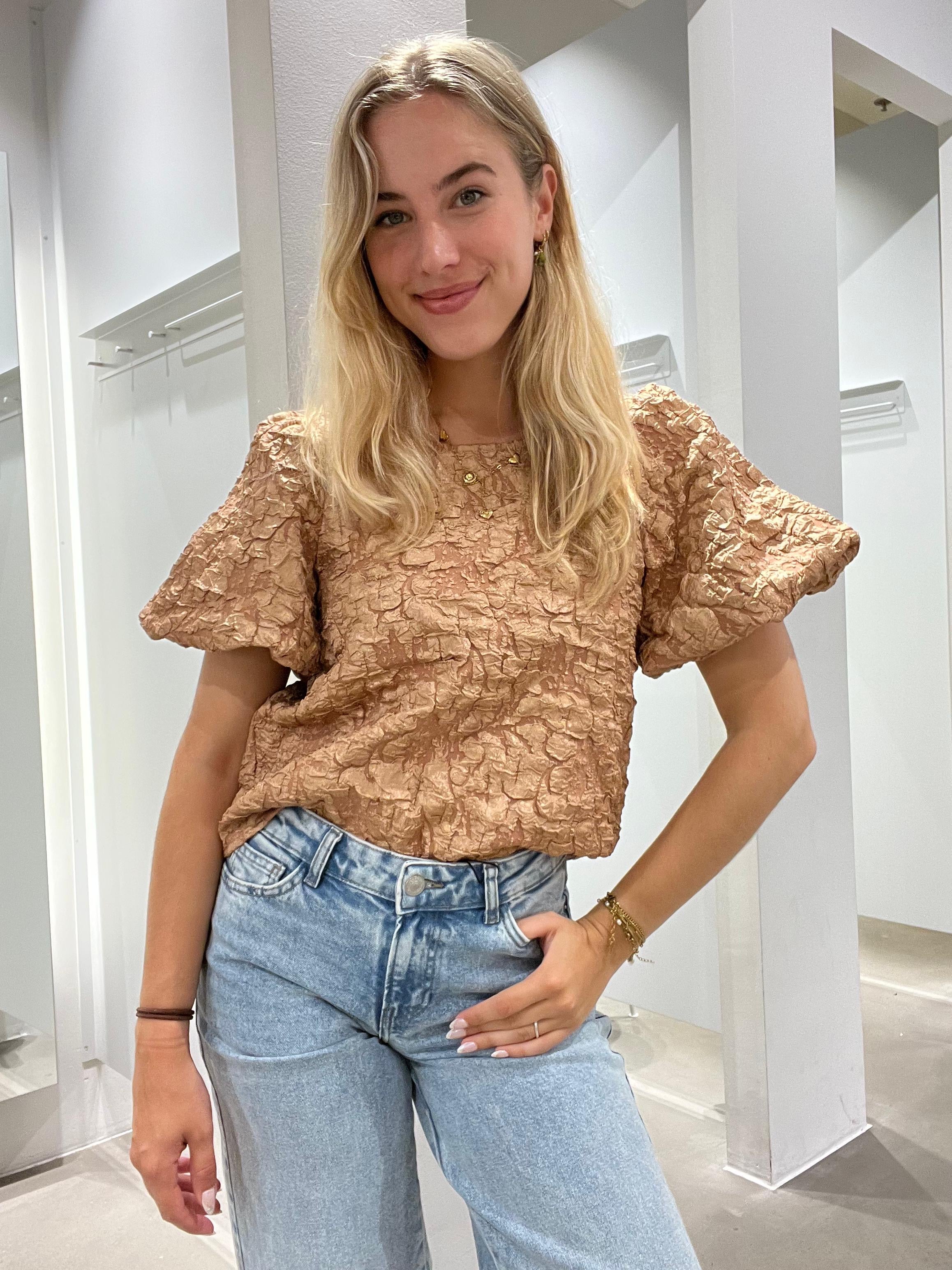 PCGRETCHEN Top - Tawny Brown