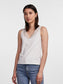 PCLACY Singlet - Cloud Dancer