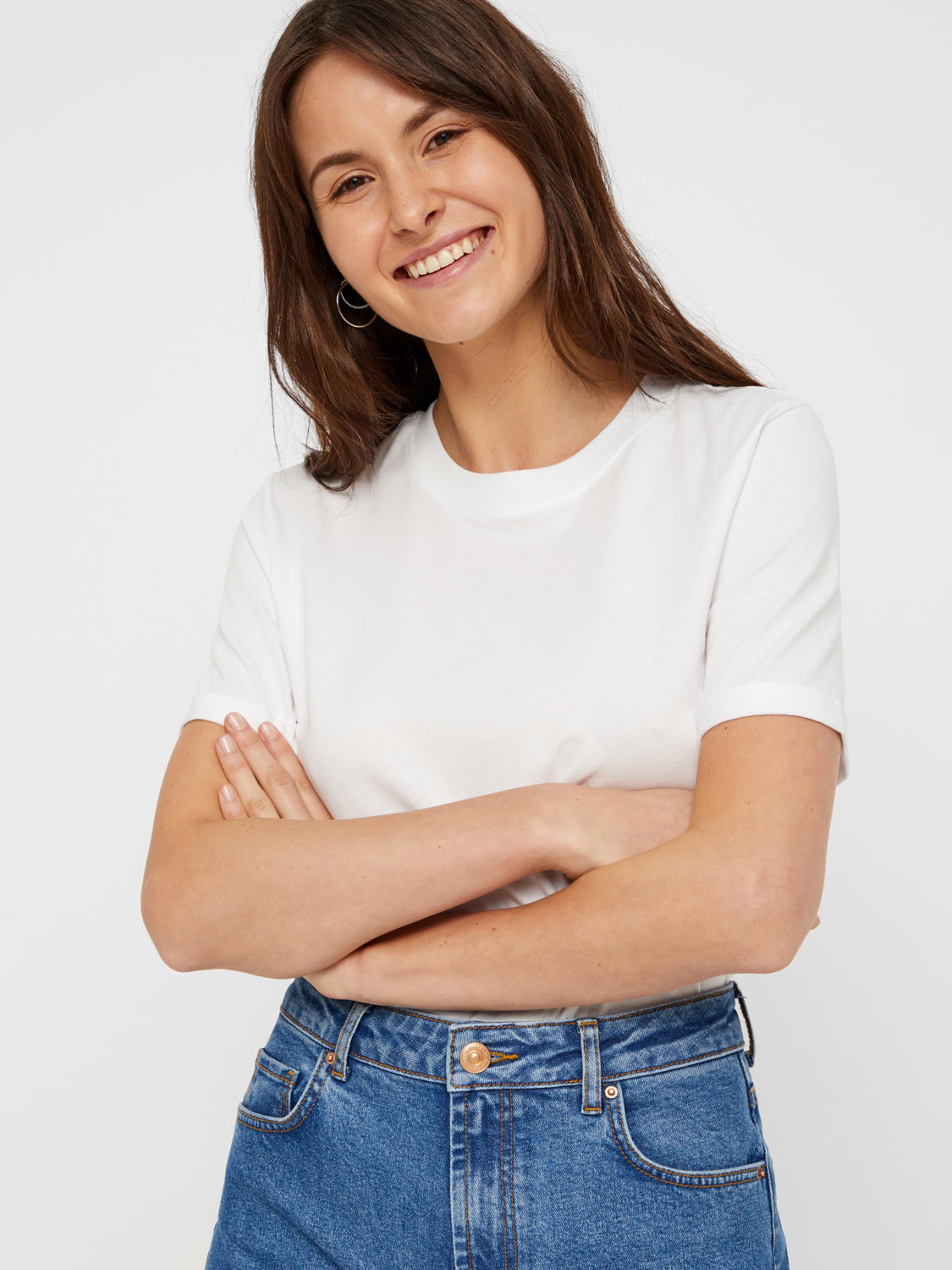 PCRIA T-shirt - bright white