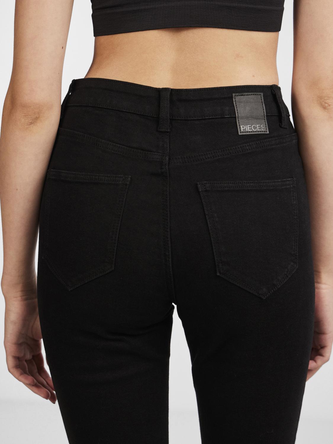 PCDANA HW Jeans - Black Denim
