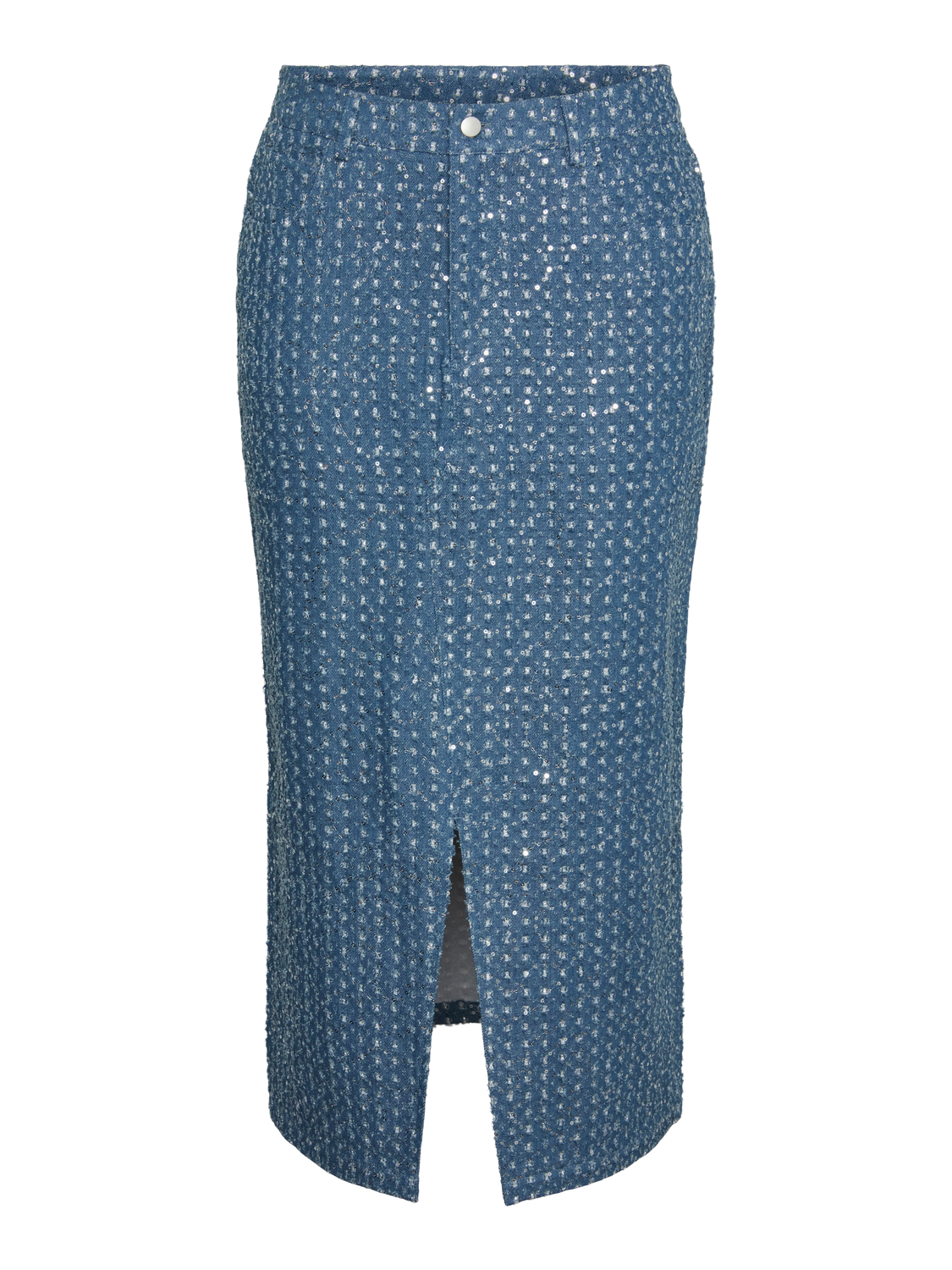 PCNAOMI Skirt - Medium Blue Denim