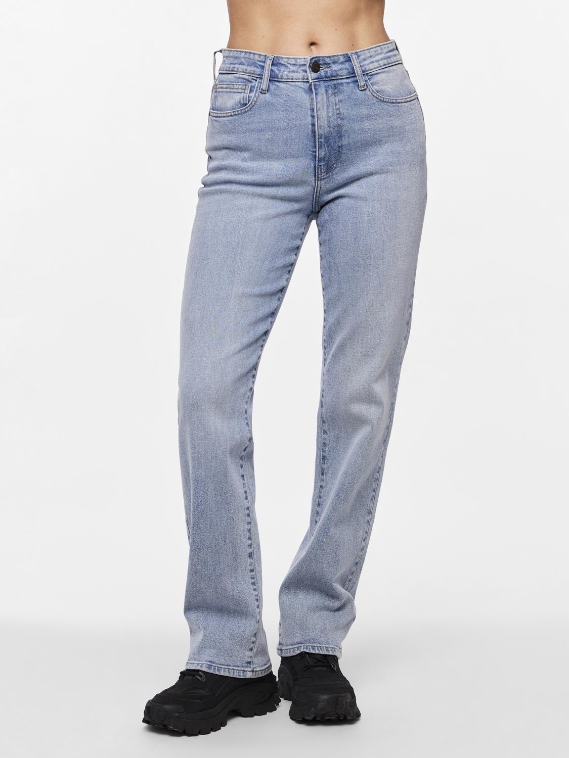 PCKELLY Jeans - Light Blue Denim