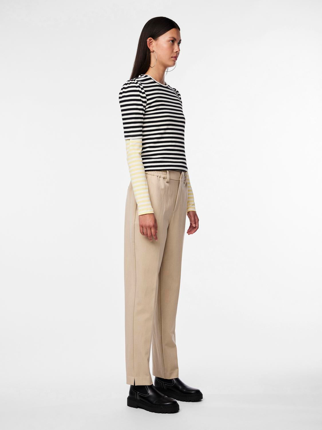 PCCAMIL Pants - White Pepper