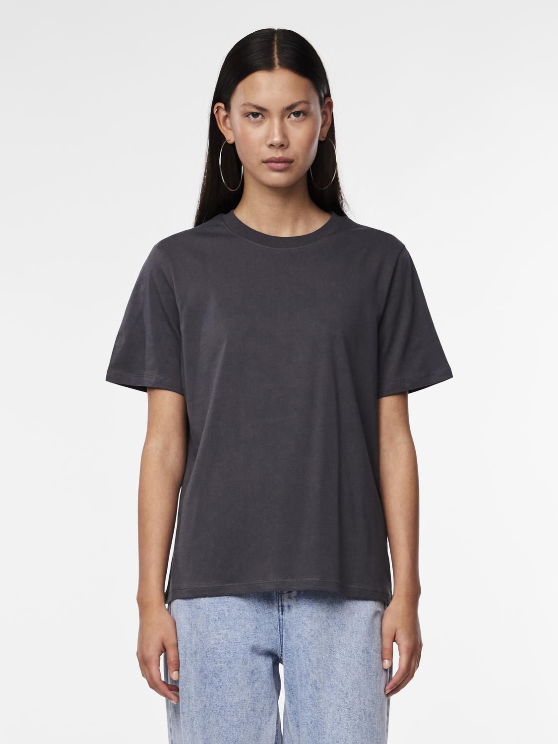 PCRIA T-Shirt - Grey Pinstripe