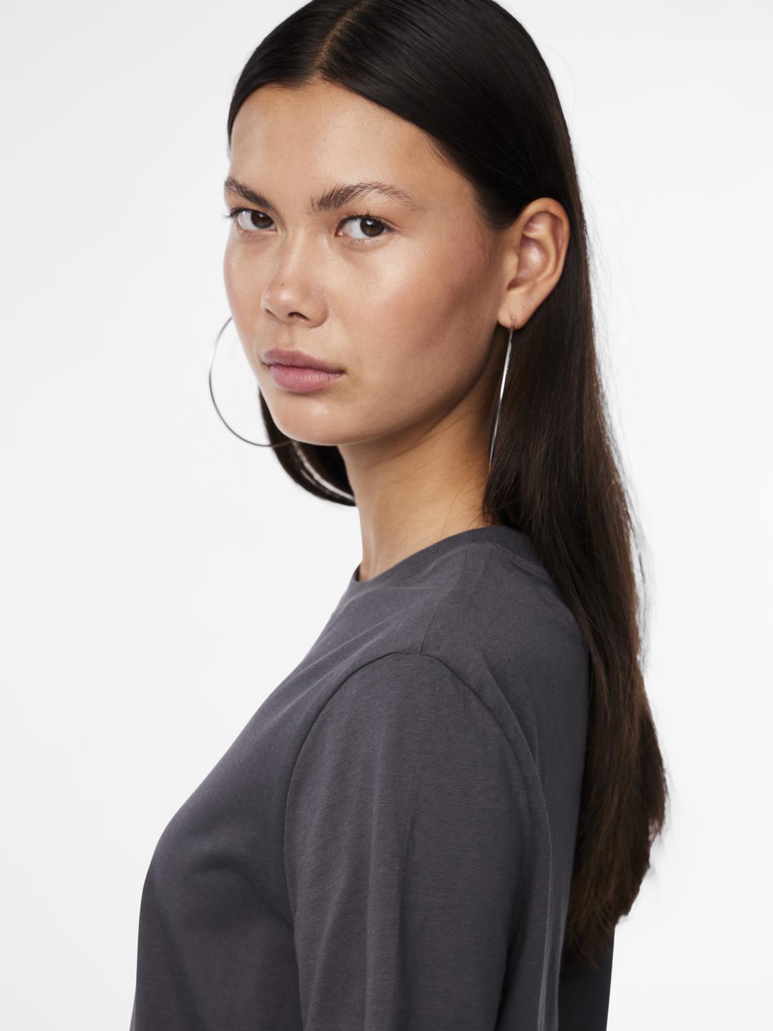 PCRIA T-Shirt - Grey Pinstripe