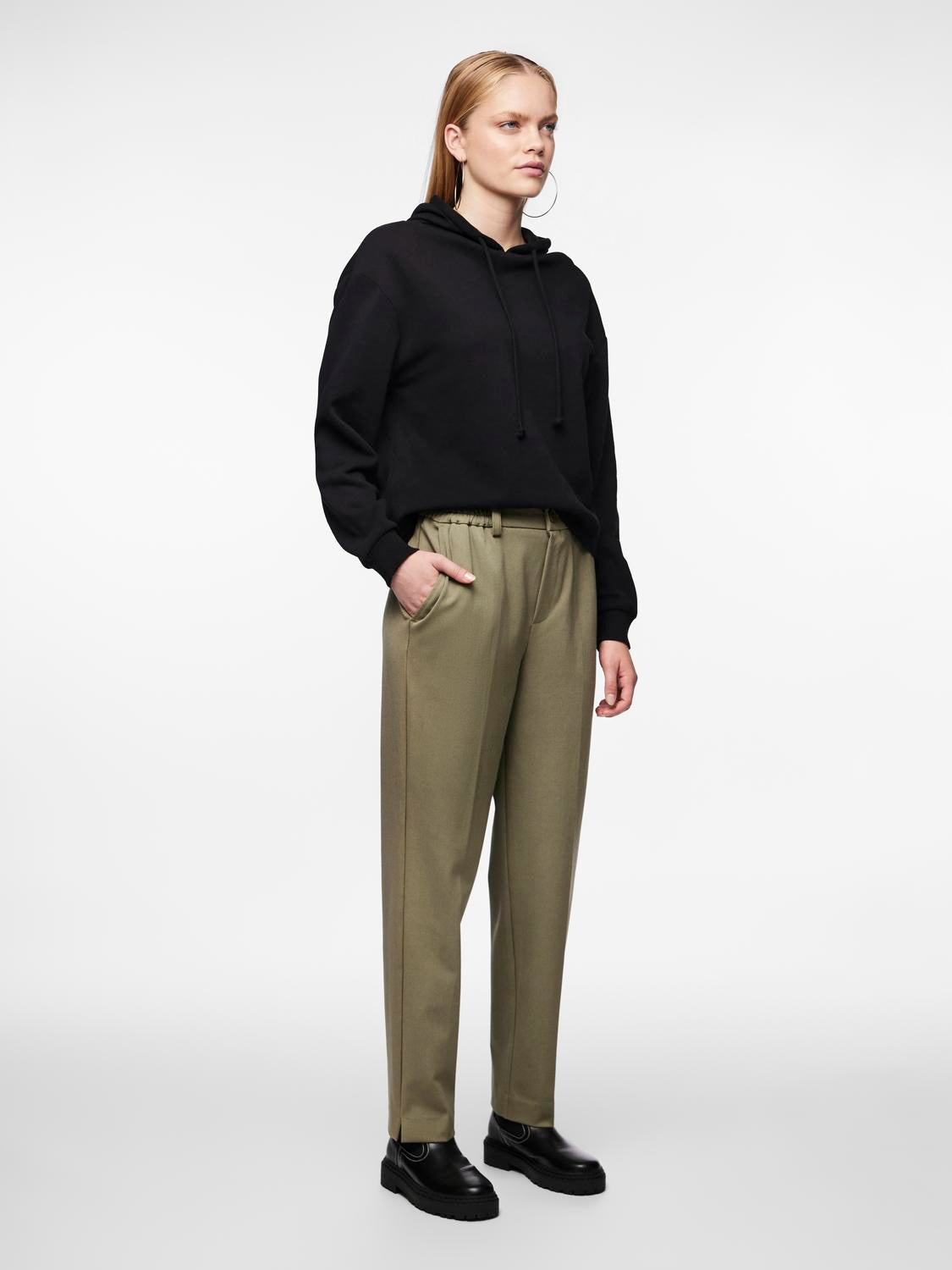 PCCAMIL Pants - Deep Lichen Green